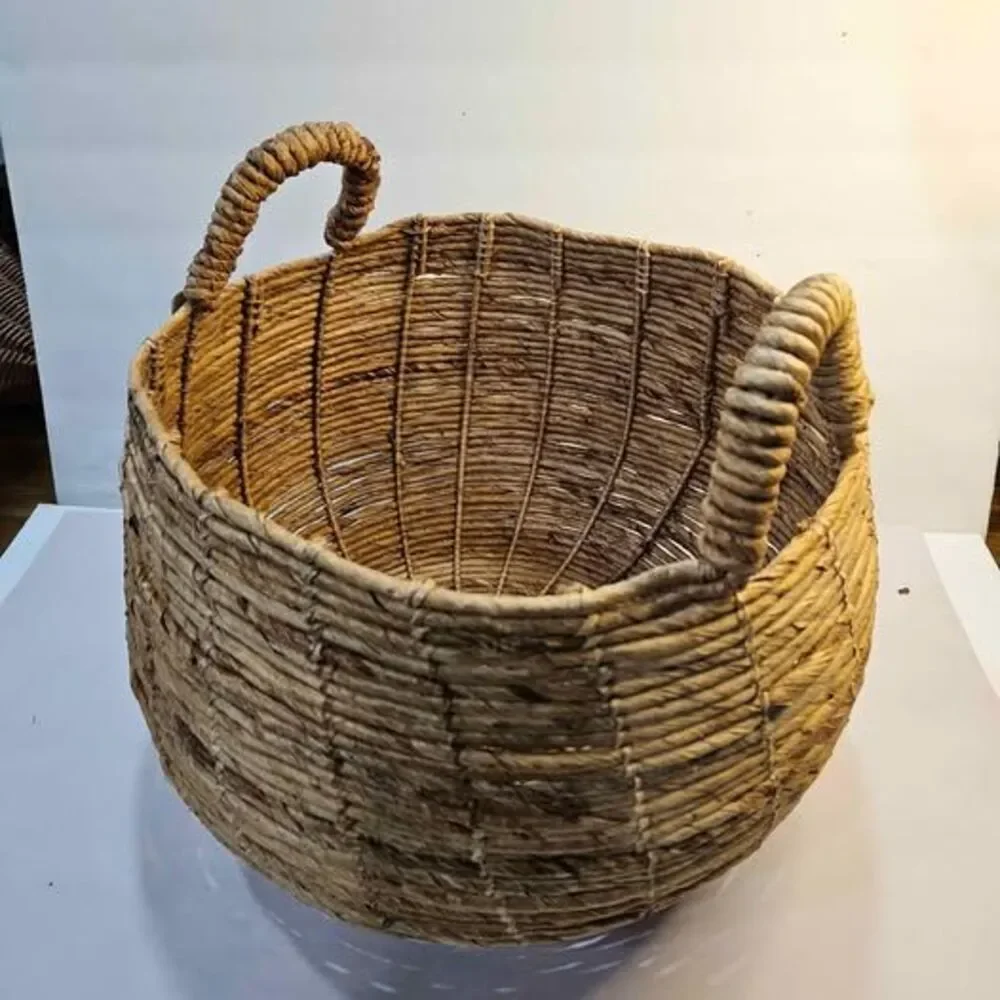 New Woven Basket with Handles. New with tags.